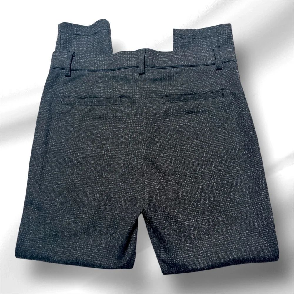 Mario Serrani Italy Womens Comfort Stretch Mini Check, Sz Small Pants‎